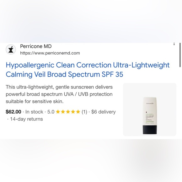 Perricone MD Ultra Lightweight SPF 35 - Exp 12/2025 - Picture 1 of 3